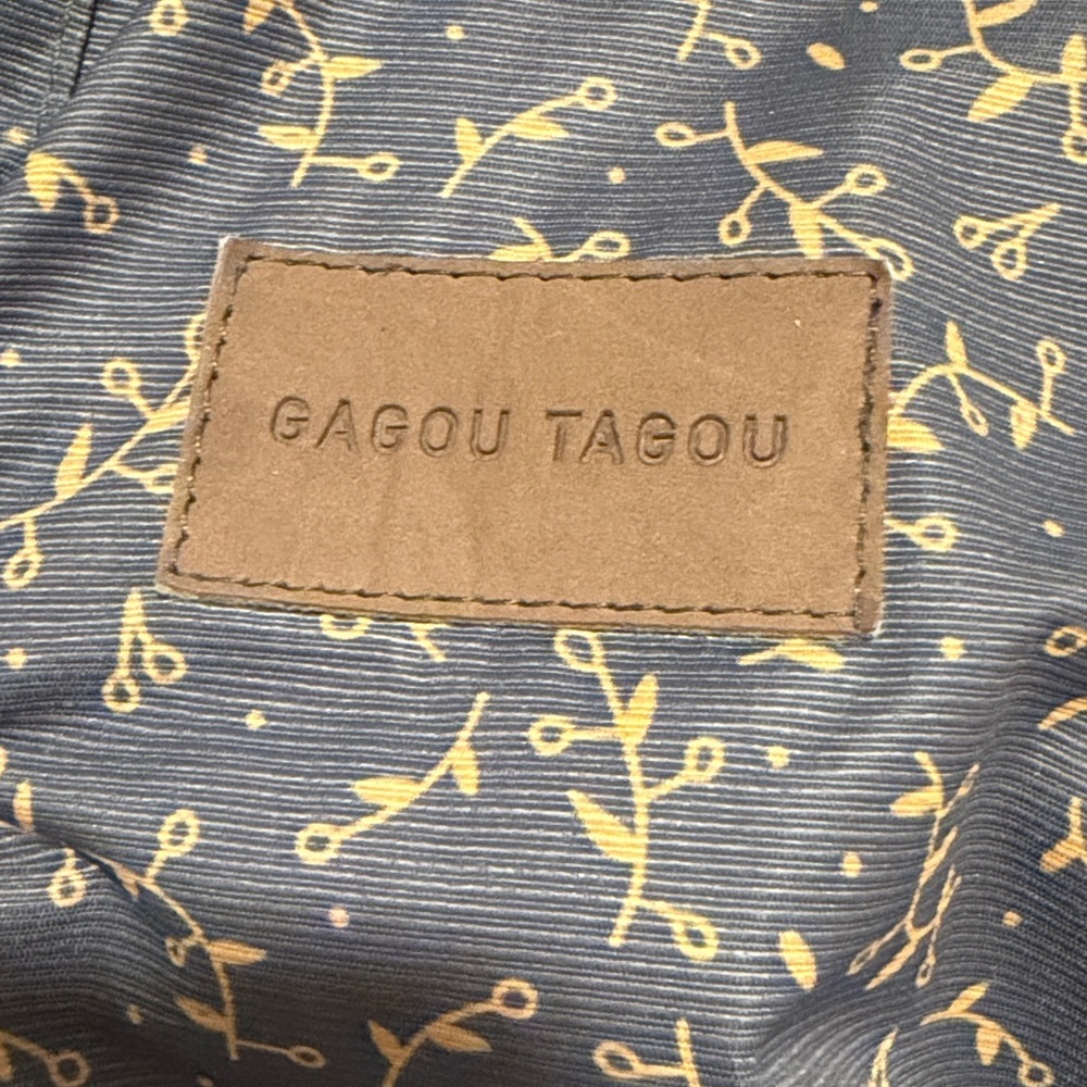 Gagou Tagou Toddler Puffer Jacket w/ Mittens – 24 Months – Gray/Brown Print - Picture 2 of 9